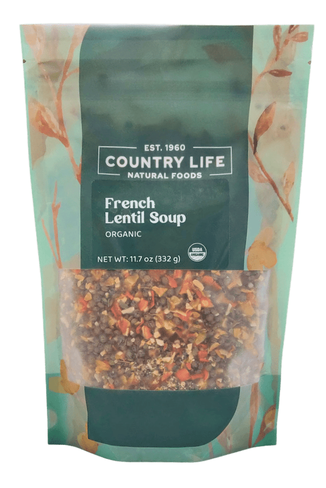 Organic French Lentil Soup - Gourmet Convenience - Korvel