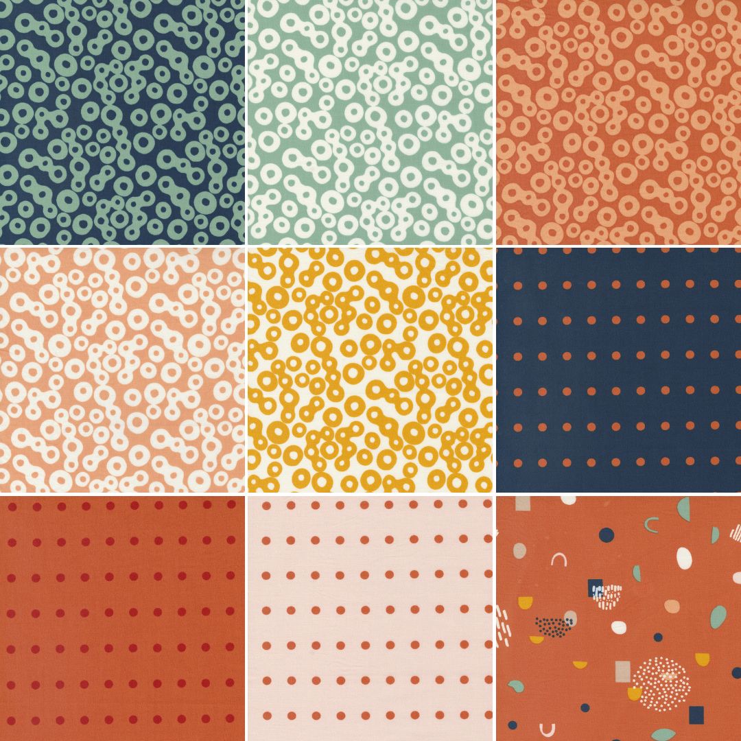 Frisky Fat Quarter Bundle - Set of 12 Premium Cotton Fabrics