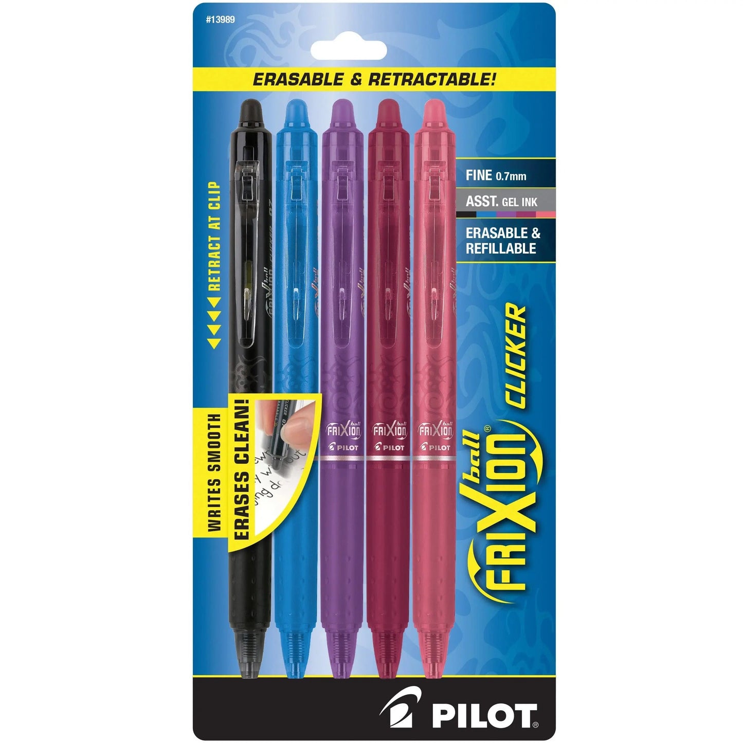 Conjunto de Frixion Clicker 5pk - Bolígrafos de Gel Borrables