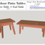 Paquete de Silla y Mesa Adirondack Clásica para Comodidad al Aire Libre