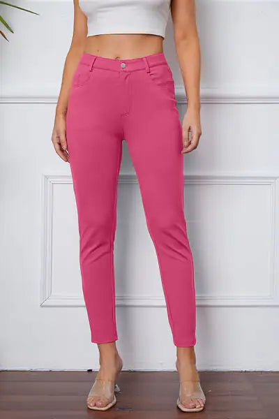 Pantalones Esenciales de Puntada Elástica