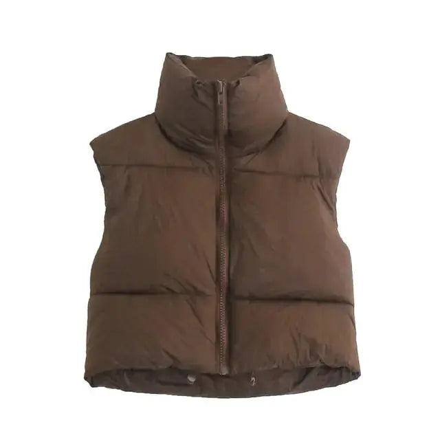 Chaleco Acolchado Abrigo de Invierno