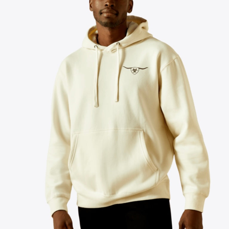 Ariat Men's Shield Steerhead Fleece Hoodie - Korvel