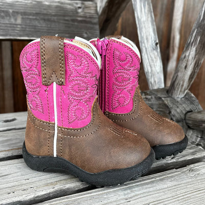 Ainsley Pink Toddler Boots | Roper Girls Collection - Korvel