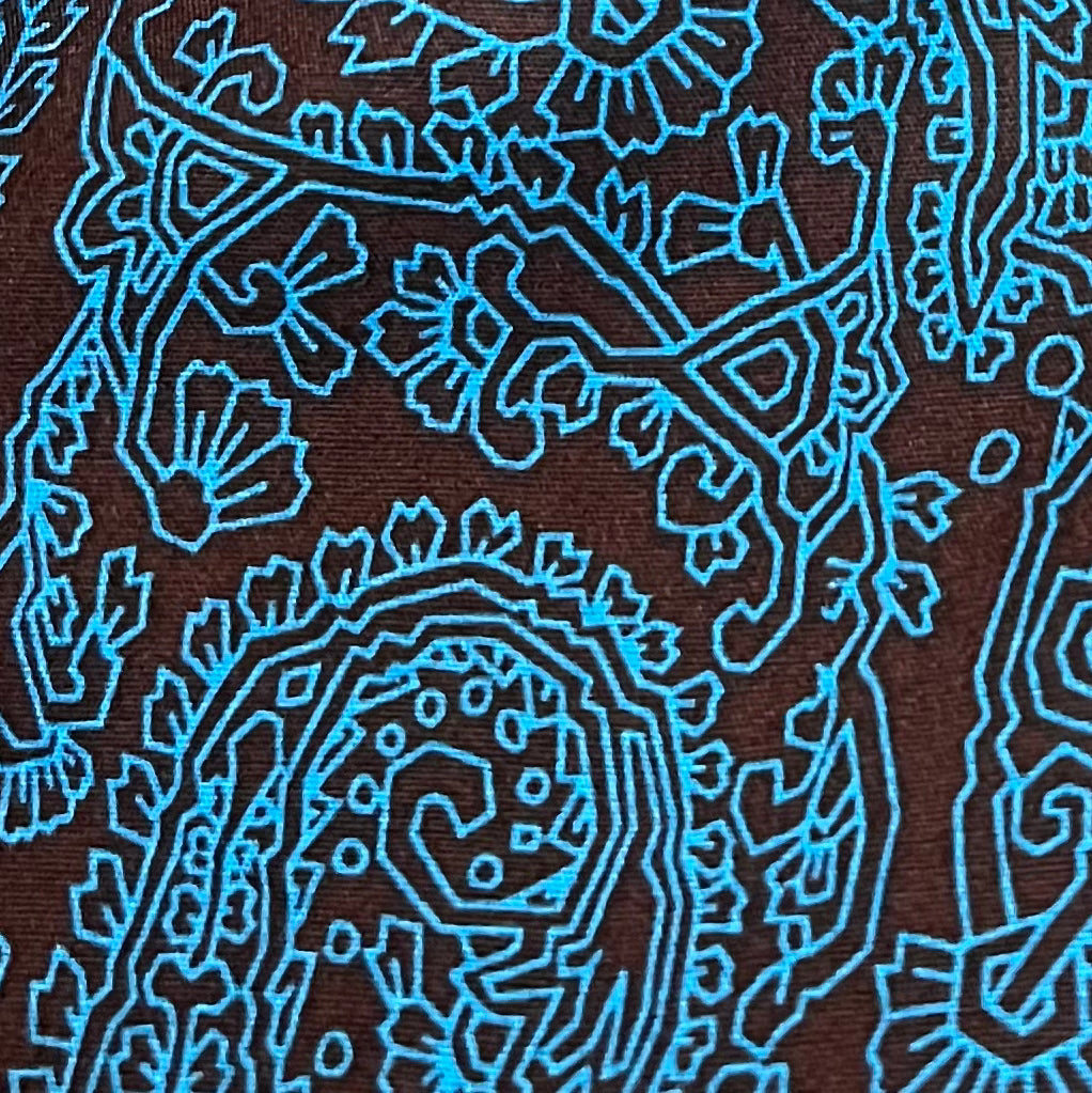 Turquoise Paisley Print Women's Shirt by Roper - Korvel