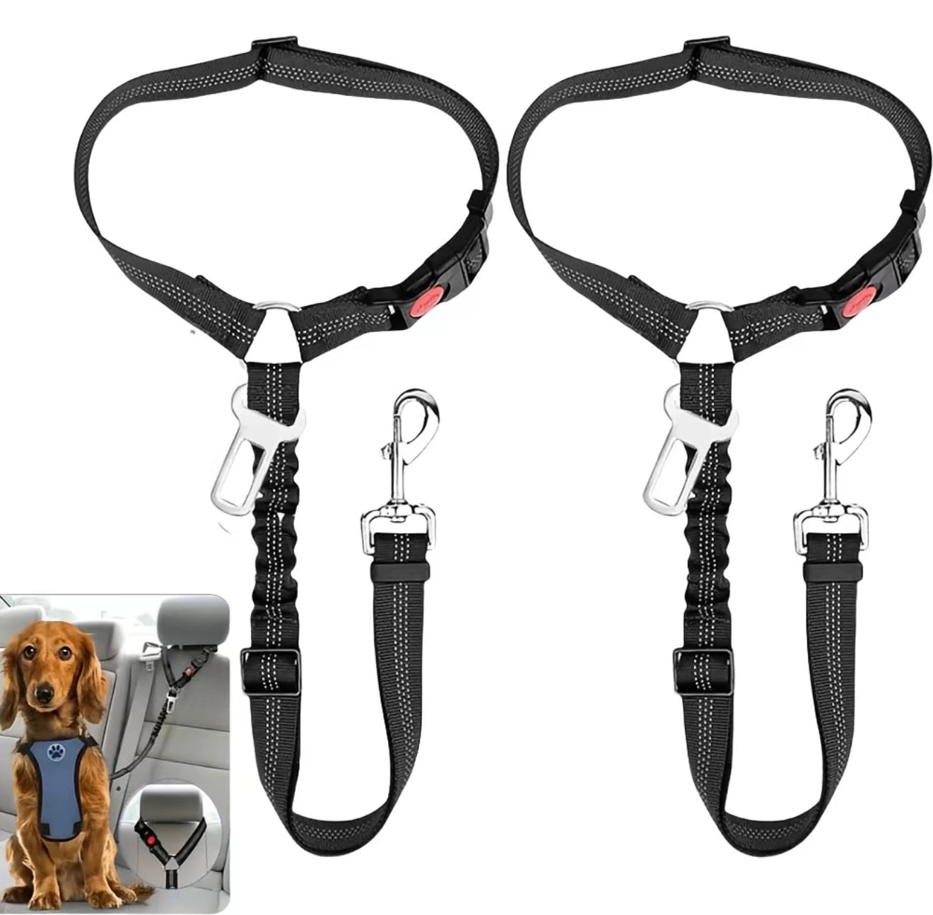 Dog Seat Belt Harness - Premium Safety for Your Pet