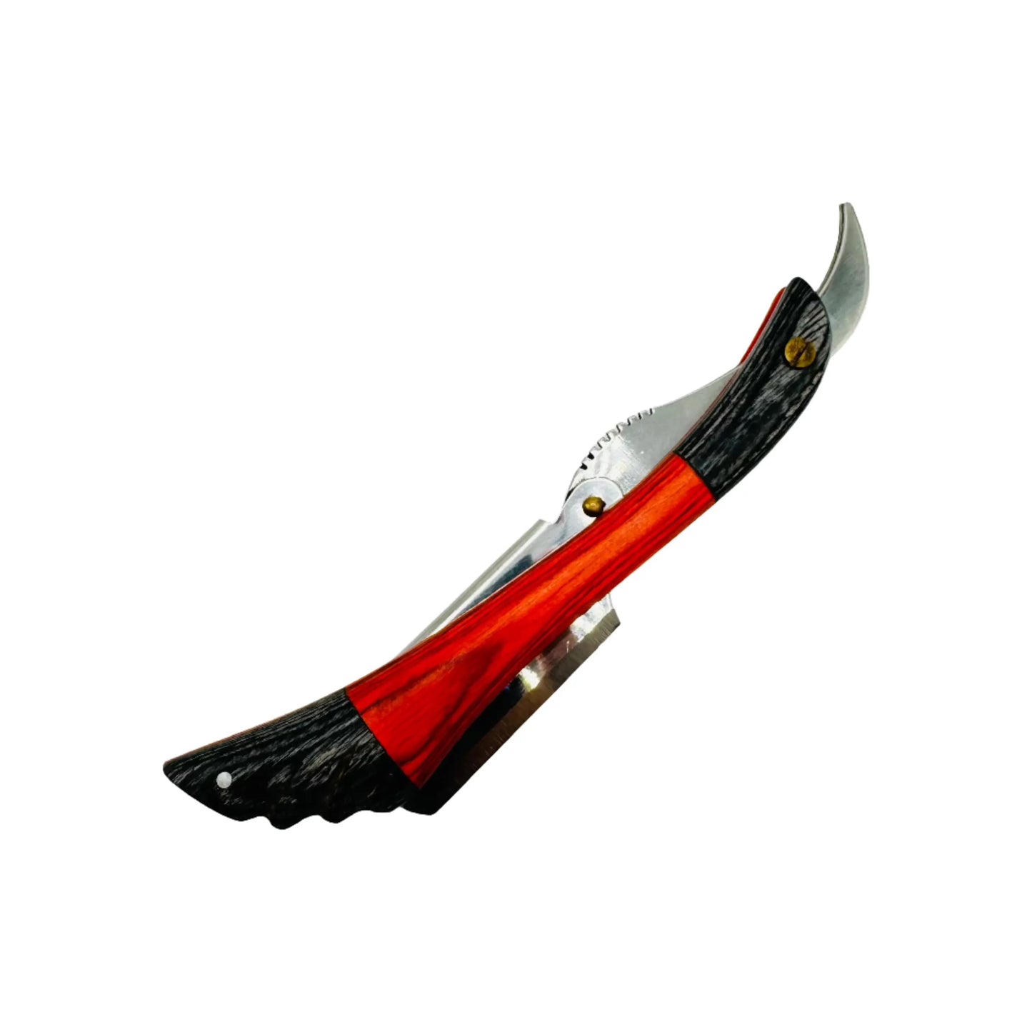 Rasoir droit Dural Edge Heavy Duty avec poignée en bois unique