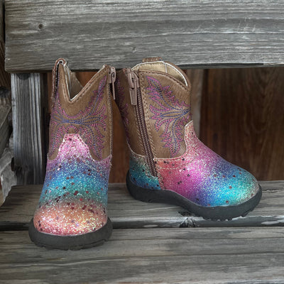 Glitter Rainbow Boot| Roper Infant - Korvel