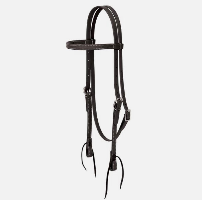 Premium Black Biothane Headstall for Equestrian Excellence - Korvel