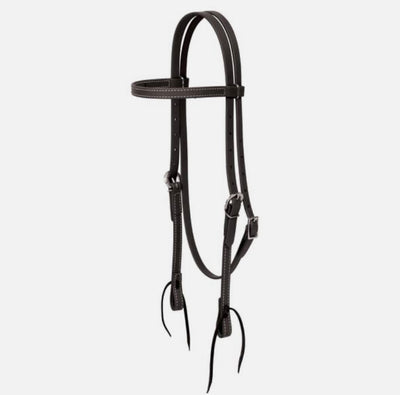Premium Black Biothane Headstall for Equestrian Excellence - Korvel