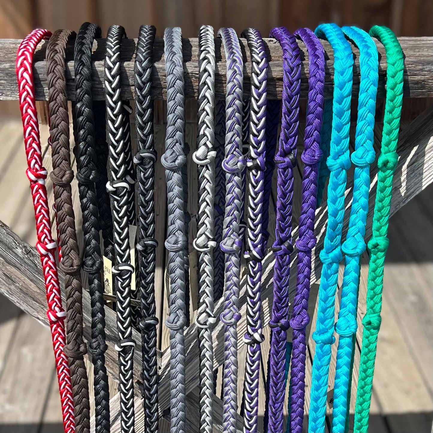 Martha Josey Premium Knotted Barrel Rein - Korvel