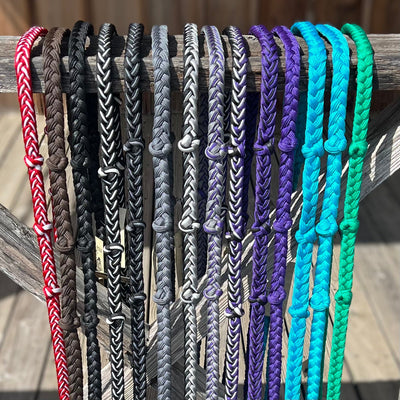 Martha Josey Premium Knotted Barrel Rein - Korvel