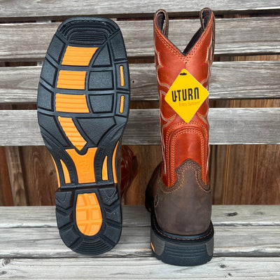 Ariat Men's WorkHog Steel Toe Boots - Rugged Comfort - Korvel