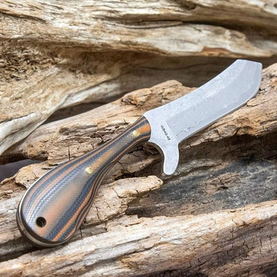 Premium Damascus Bullcutter Knife for Outdoor Adventures - Korvel