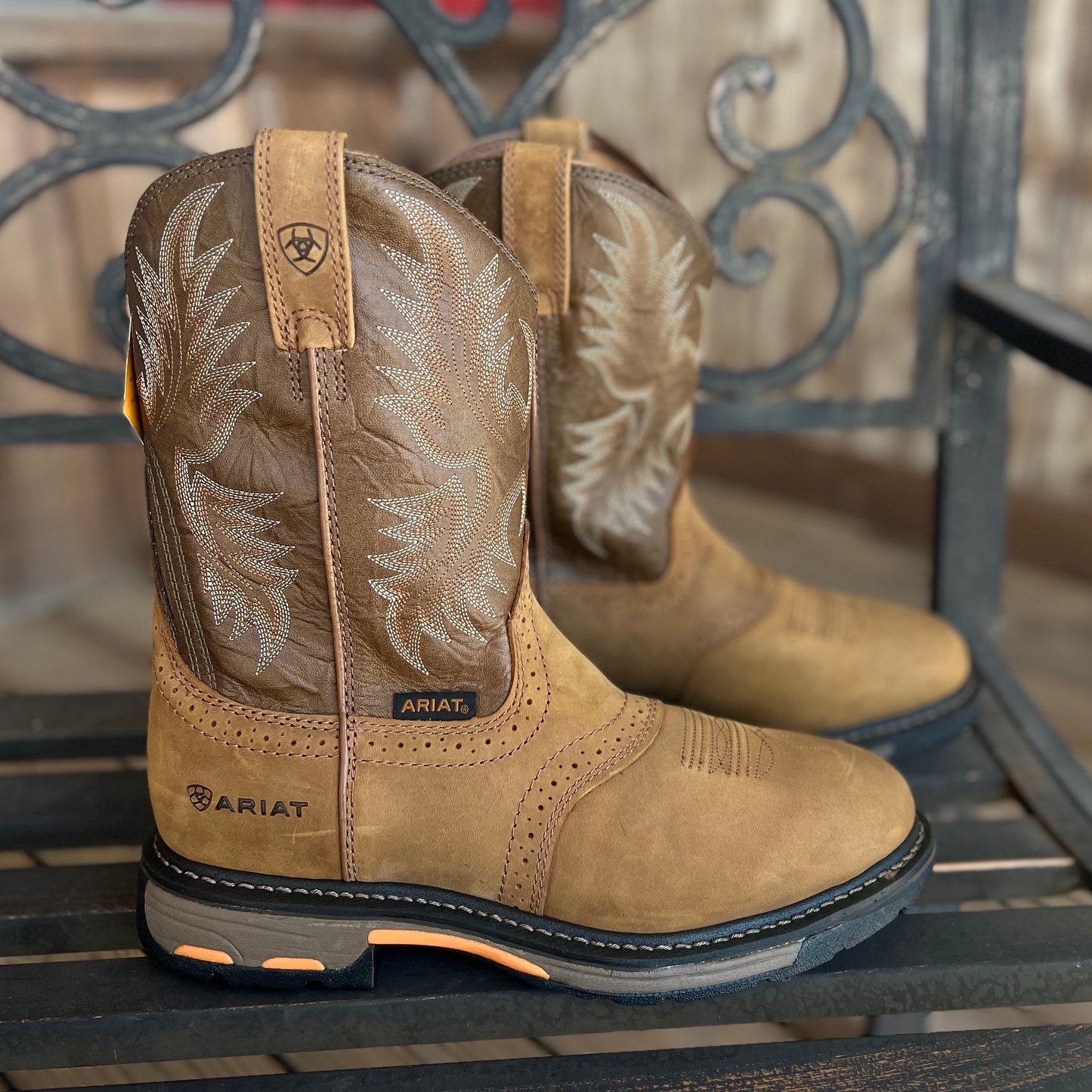 Ariat Men's Workhog Round Toe Boots - Durable Comfort - Korvel