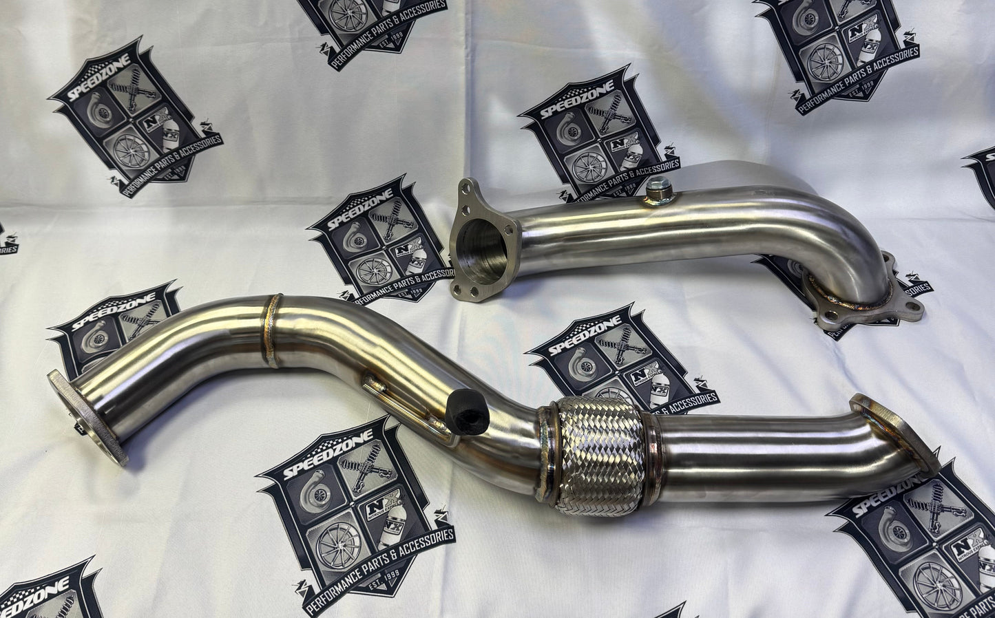 SPDZ1 2.5″ Catless Downpipe & Front Pipe for 2016-2022 Honda Civic 1.5T Turbo - Korvel