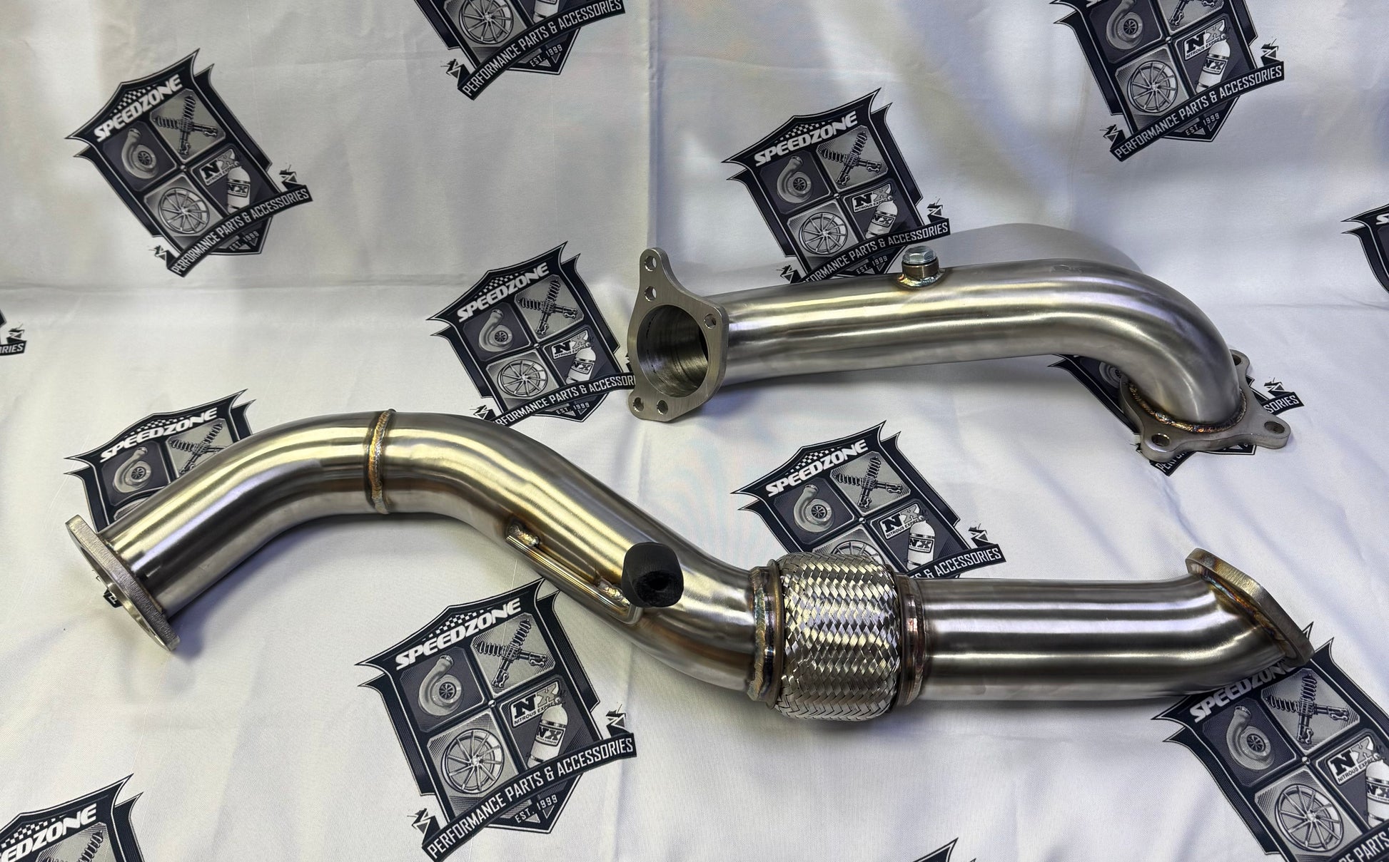 SPDZ1 2.5″ Catless Downpipe & Front Pipe for 2016-2022 Honda Civic 1.5T Turbo - Korvel