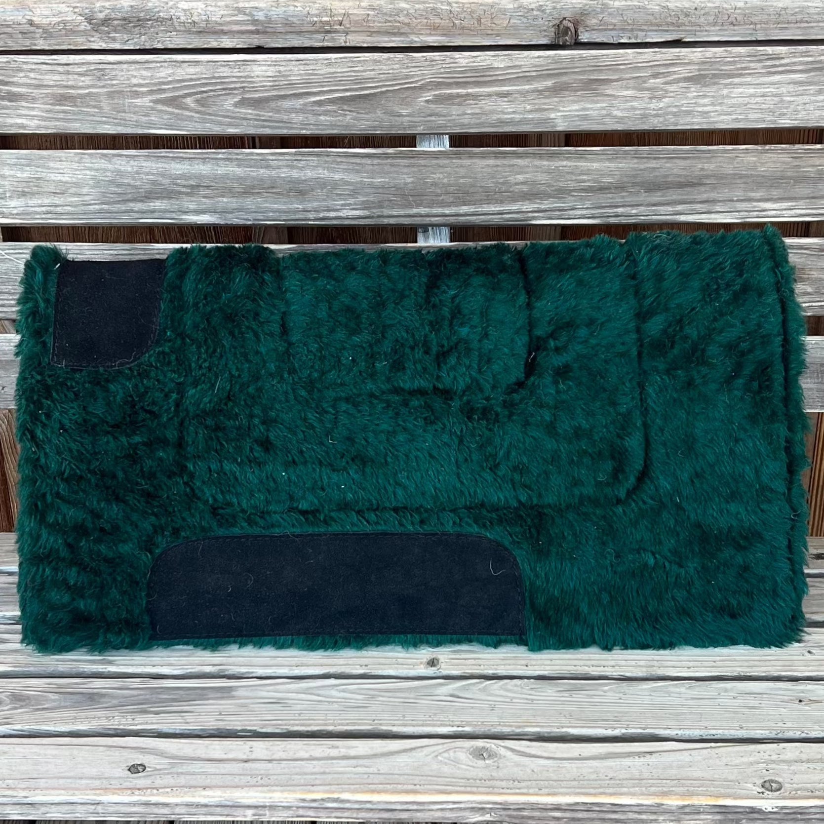 Premium Green Fleece Pony Saddle Pad - Korvel
