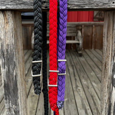 Premium Pony Knot Barrel Reins for Equestrian Excellence - Korvel