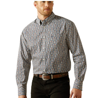 Ariat Men's Paisley Print Button-Up Shirt - Korvel