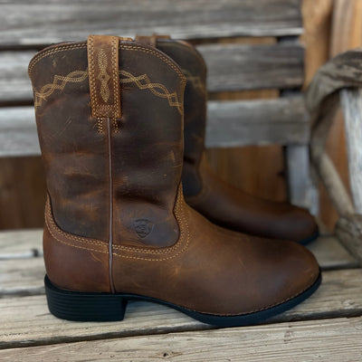Ariat Men's Heritage Roper Boots - Distressed Brown - Korvel