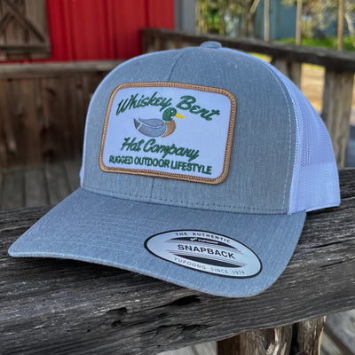 Whiskey Bent Grey Duck Hunting Cap - Premium Comfort - Korvel