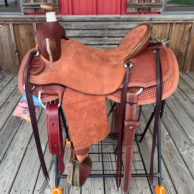 17" Premium Cashel Ranching Saddle for Ultimate Comfort - Korvel