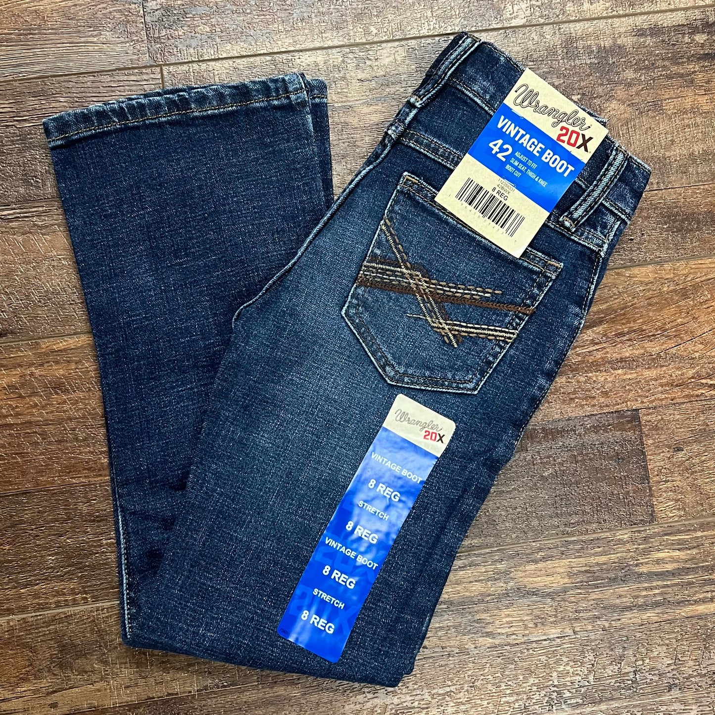 Wrangler Boys 20X Vintage Boot Cut Jeans - Korvel