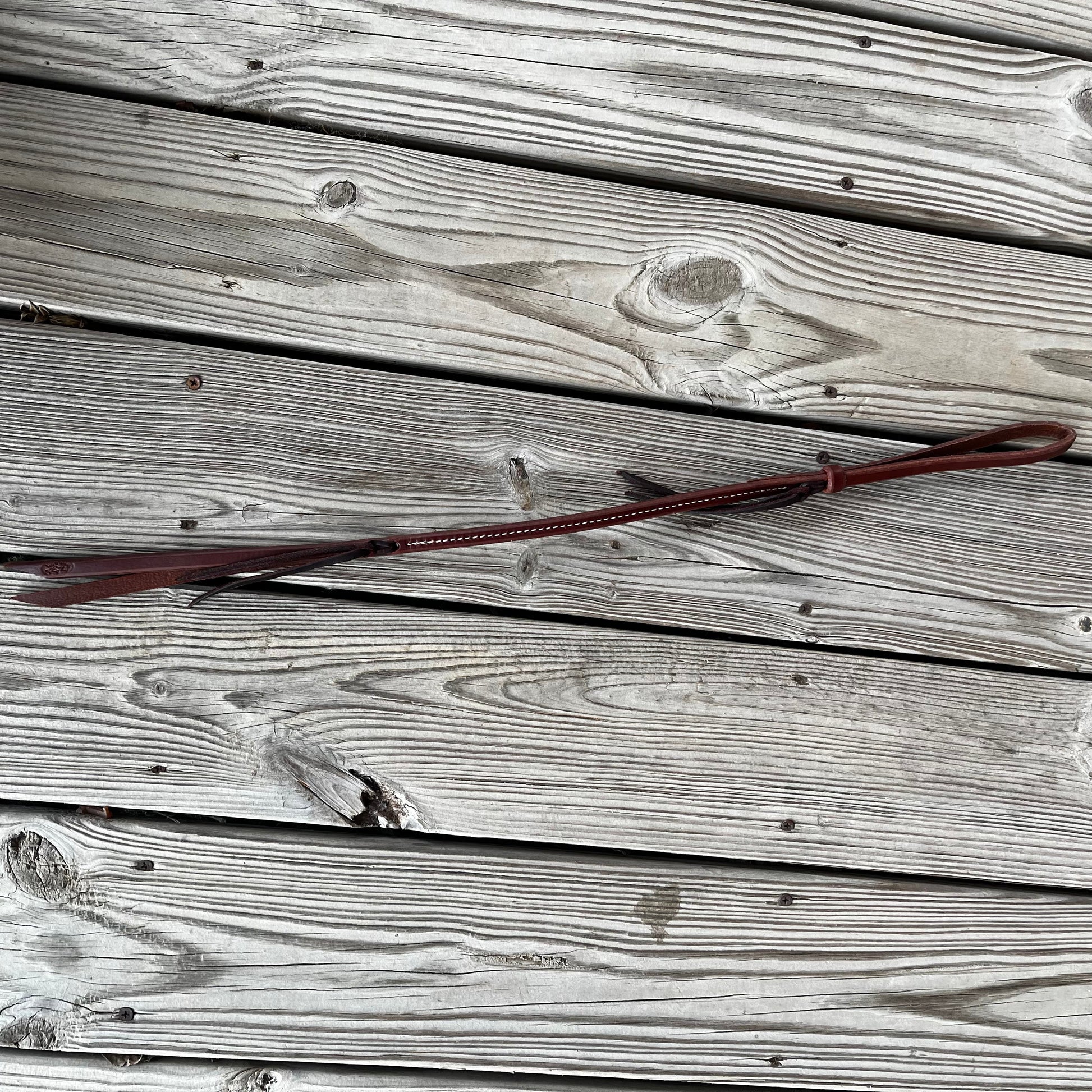 Premium Hot Oil Leather Quirt with Comfortable Wrist Loop - Korvel