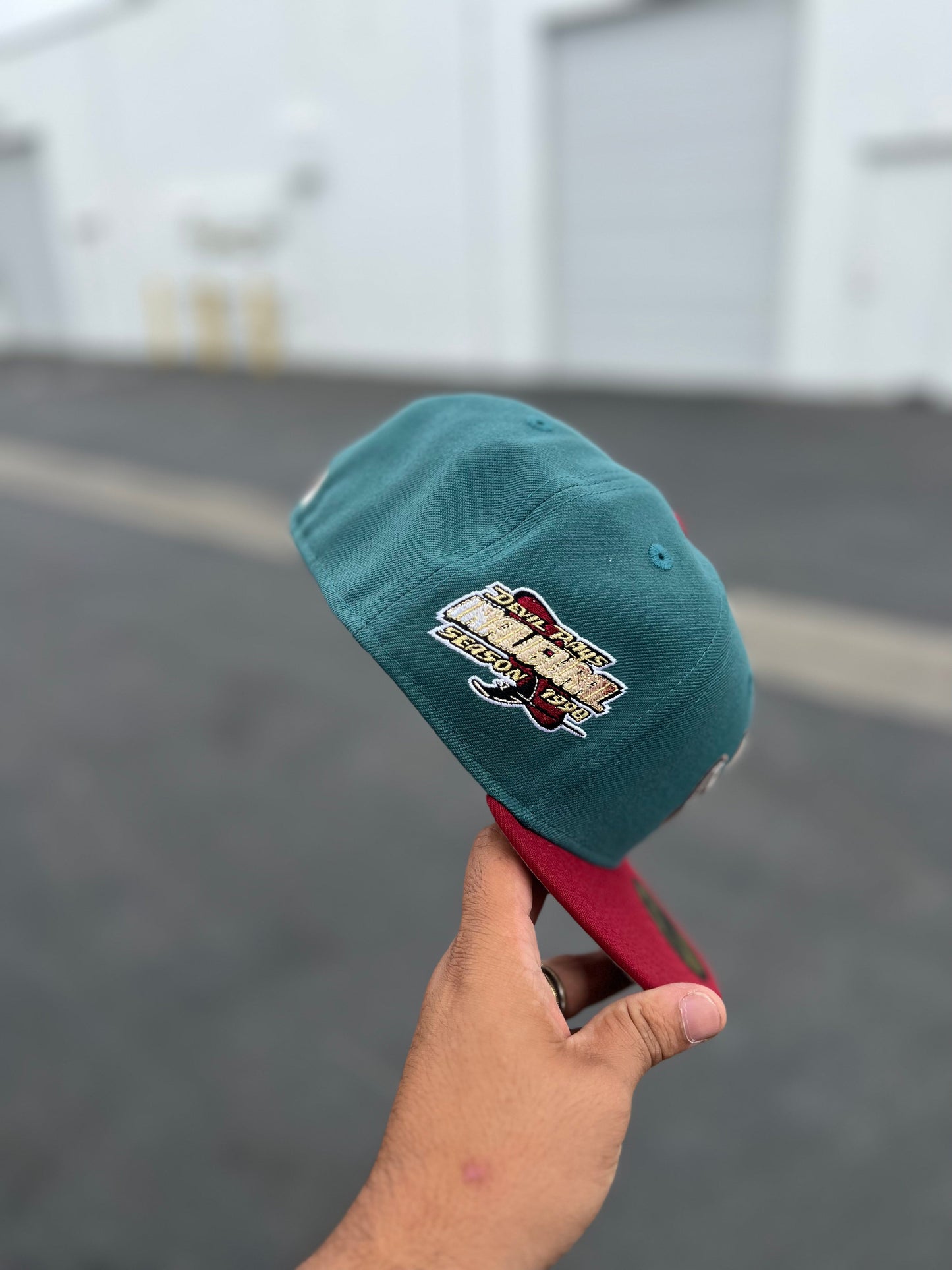 Tampa Bay Rays Pine/Cardinal 5950 Baseball Cap