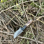Premium 9" Damascus Steel Hunting Knife with Sheep Horn/Resin Handle & Leather Sheath - Korvel