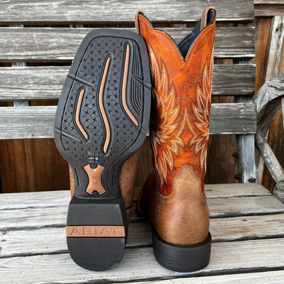 Ariat Men's Sport Rider Boots - Brown & Burnt Orange - Korvel