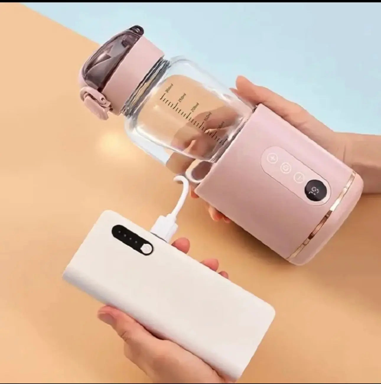 Bouteille d'eau électrique légère pour bébé avec écran LCD