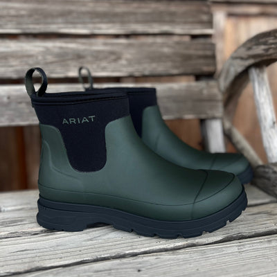 Ariat Kelmarsh Shortie Women's Rain Boots - Hunter Green - Korvel