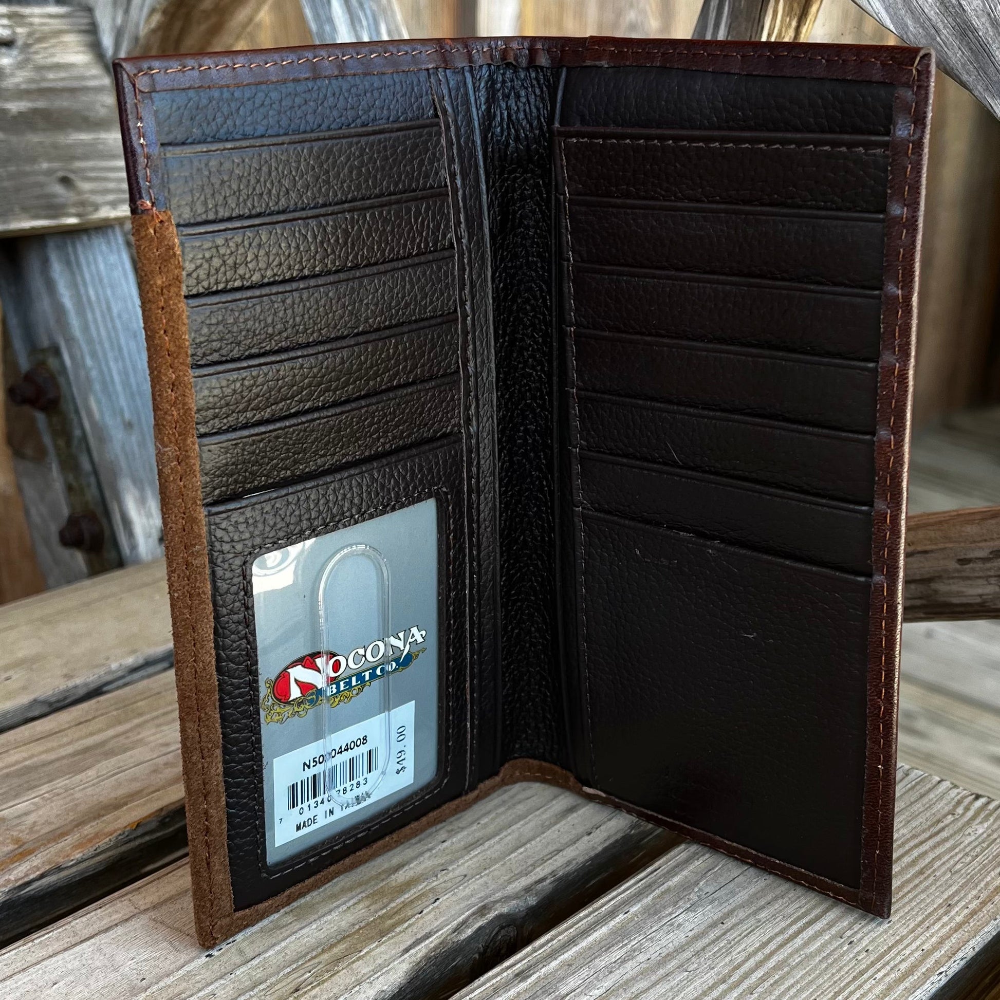 Genuine Leather Roughout Rodeo Wallet for Men - Korvel