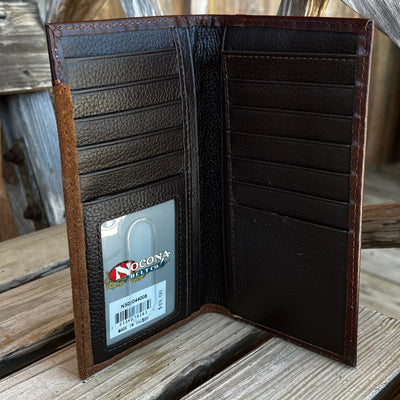 Genuine Leather Roughout Rodeo Wallet for Men - Korvel