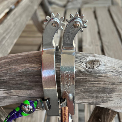 Colorful Kids Spur and Strap Set for Young Riders - Korvel