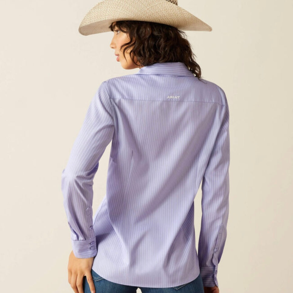 Ariat Women's Lavender Kirby Pro Long Sleeve Shirt - Korvel