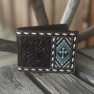Embroidered Cross Bi-Fold - Korvel