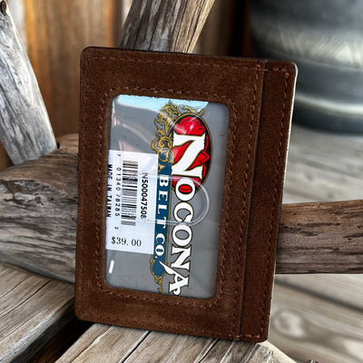 Genuine Leather Roughout Money Clip Wallet - Korvel