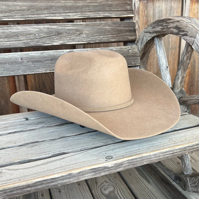 Premium Pecan Felt Cowboy Hat | 2X Mesa by Serratelli - Korvel
