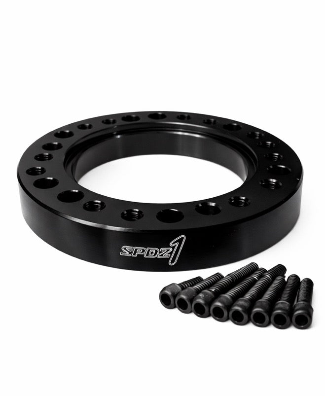 SPDZ1 10mm Aluminum Steering Wheel Hub Spacer Adapter