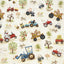 Tela Beige Digital Cuddle® Granja Divertida por Yarda