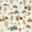 Tela Beige Digital Cuddle® Granja Divertida por Yarda