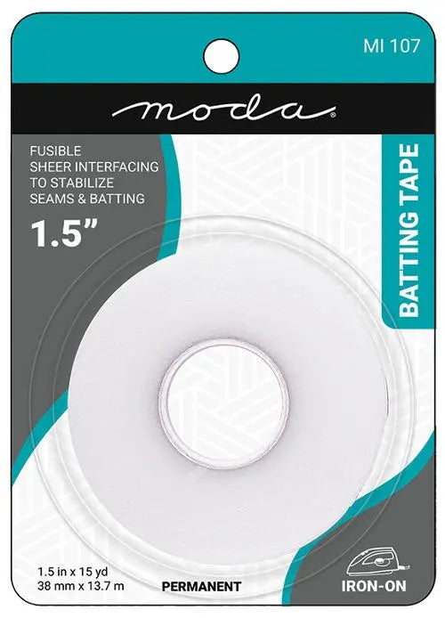 Fusible Seam Batting Tape 1.5" MI 107 by Moda