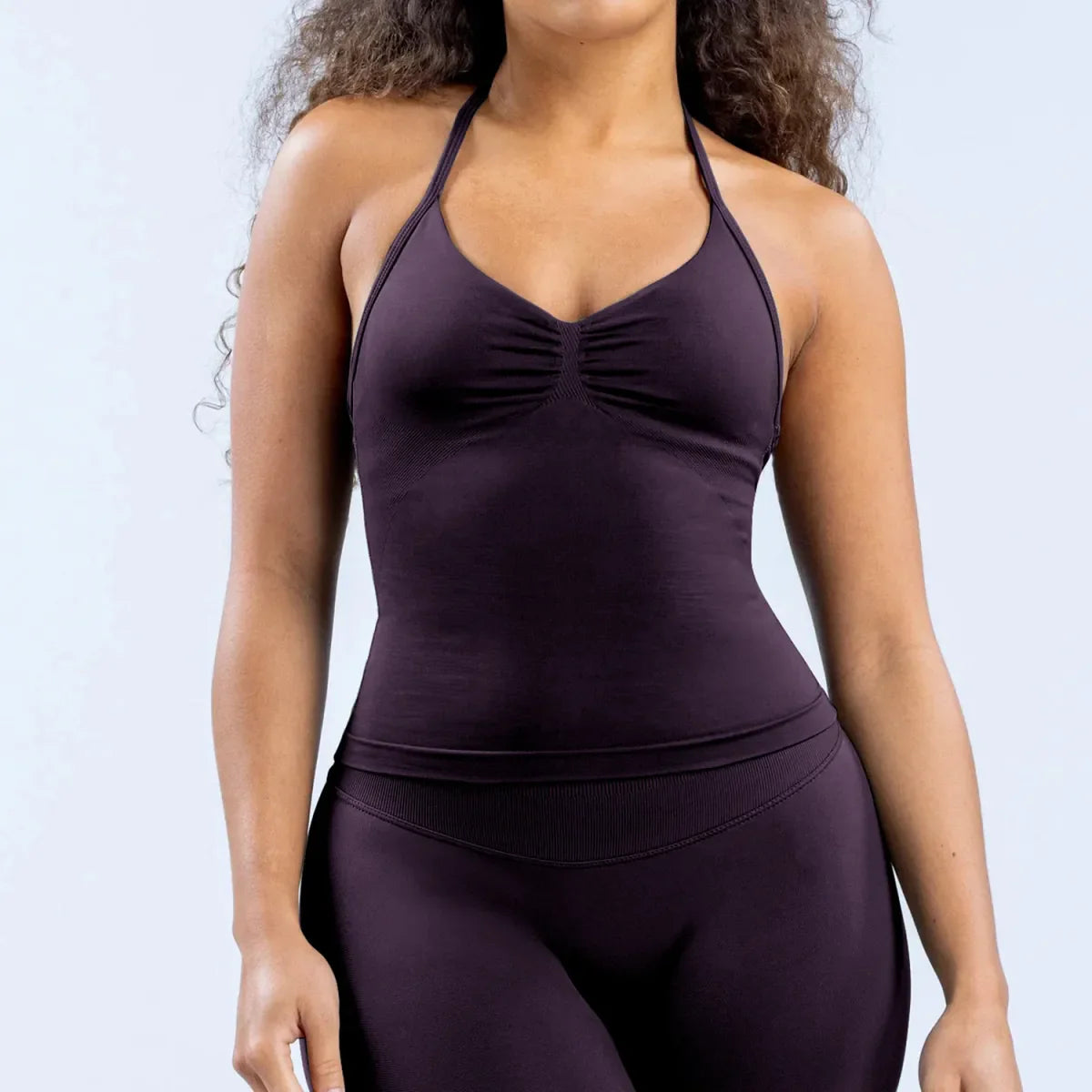 Top Deportivo Sin Costuras de Nylon Mate