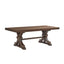 Mesa de Comedor de Madera de Caucho de Estilo Moderno de Mediados de Siglo para 6-8 Personas