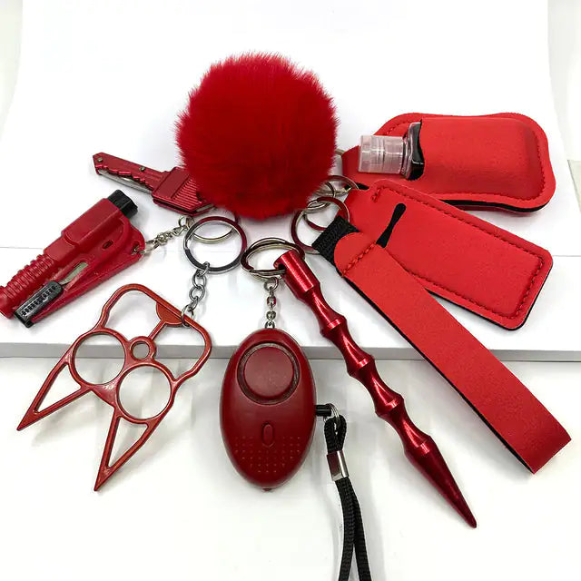 Compact Survival Self Defense Keychain