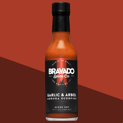 Scorpion Pepper Hot Sauce – Ultra-Hot Garlic & Árbol Chili Blend