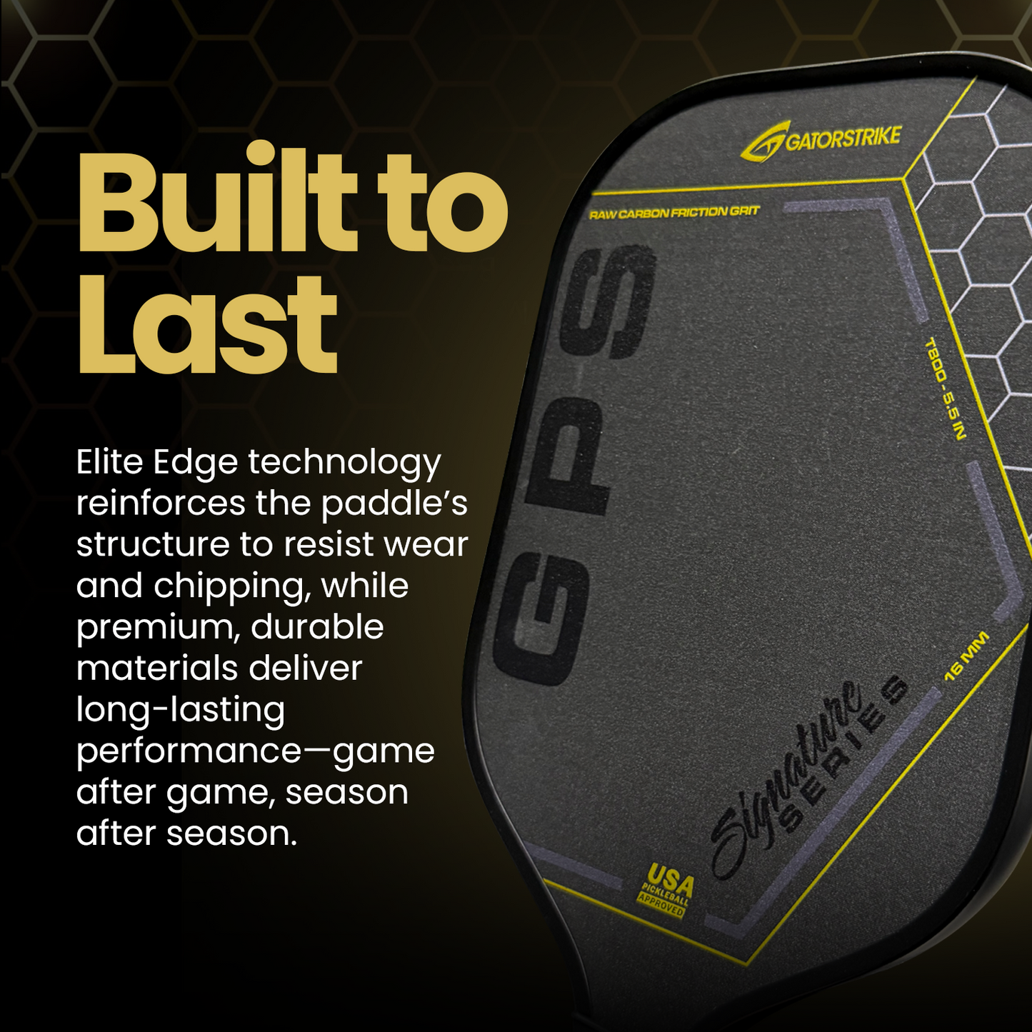 GPS T800 Paddle de Pickleball - Puissance et Précision